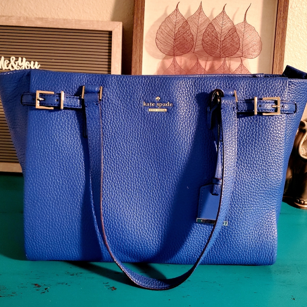 Kate Spade royal blue handbag